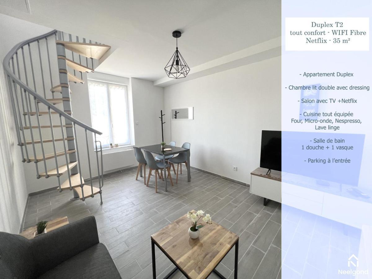 180B - Duplex T2 Tout Confort - Wifi Netflix Le Gond-Pontouvre Eksteriør billede